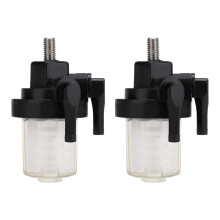 2x Kraftstofffilter 61N-24560-00 für Außenbordmotoren 9.9 PS. 15 PS. 20 PS. 25 PS. 30 PS. 40 PS. 55 PS. 48 PS. 50 PS. 55 PS. 60 PS. 70 PS
