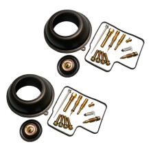 2x Motorradvergaser-Reparatursatz zur Konfiguration der Vakuummembran für 400 VT400V Zylinder
