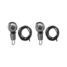 2X Fahrrad-Lithium-Batterie-ModifikationszubehöR 6V-60V Scheinwerfer LED-Beleuchtung NachtfahrausrüStung/SM-Anschluss