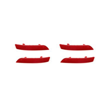 2X HeckstoßStange Reflektor Licht für Peugeot 508 508 2010 2011 2012 2013 2014 HeckstoßStange Lichter Bar Warnlampe