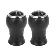 2X Handball mit 5 Gang Schalt Knauf für Toyota Yaris Auris 2005 2006 2007 2008 2009 2010 Schwarz