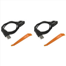 2x Auto RCD510 RCD315 CD-Wechsler USB-Schnittstellenadapter Audio 4-Pin Anschlusskabel für 2011 2007