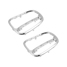 2X Auto Mittel Konsole Schalt Paneel Dekor Blende für Mercedes-Benz C-Class W203 C230 C240 C320 D106 4Dr / 2Dr