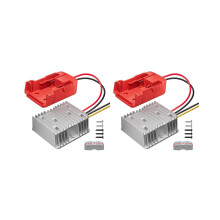 2 convertisseurs abaisseurs 18 V vers 12 V pour adaptateur de batterie M18, régulateur de tension 12