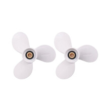 Hélice en aluminium à 9 dents, 2 x 7 1/2 x 7, pour moteurs hors-bord Yamaha 4, 5 et 6 CV (référence