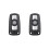 2 télécommandes intelligentes pour BMW Série 1/3/5/7 E90 E91 E92 E60, commande sans clé, puce émettr 1