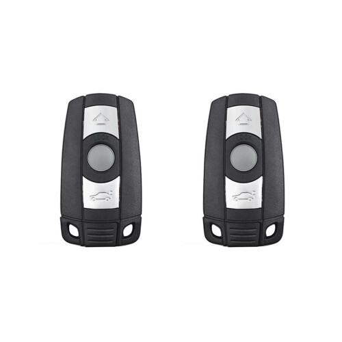 2 télécommandes intelligentes pour BMW Série 1/3/5/7 E90 E91 E92 E60, commande sans clé, puce émettr