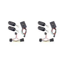 2X E-Bike Alarm System 36V 48V 60V 72V mit Doppel Schalter für Elektrisches Fahrrad Motorrad Scooter Bürstenloser Kontrolleur