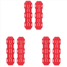 Lot de 2 échelles à sable en plastique pour crawler RC 1:10 Axial rouge