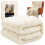 White Blanket 160x100 cm - Soft, Durable, Polyester 1