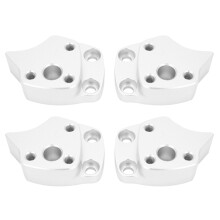 2er-Set 25-mm-Lenkererhöhungen für FJR1300 (2001–2005). silberfarben. Motorradzubehör