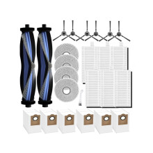 25 Ersatzteile für  M3 Saugroboter: Zubehör. Hauptbürsten. Seitenbürsten. Wischpads. Filter. Staubbeutel