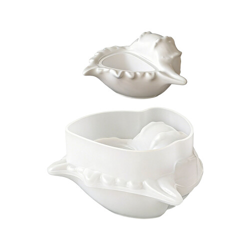 Herbruikbare Conch Candle Holder Mold voor doe-het-zelvers en-A