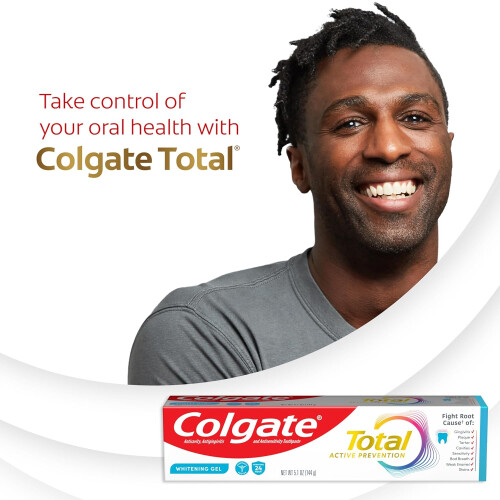 Colgate Colgate Whitening Gel Toothpaste Mint, 4Pack,5.1oz 2