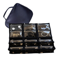 Waterproof Oxford Fabric Jewelry Holder With 6 Visible