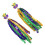 Boucles d'oreilles à pampilles colorées en acrylique, pour-5 1