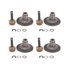 4X 13 T 38 T Metall Krone Getriebe Motor Differential Haupt Getriebe Combo für Vorne Hinter Achse AXIAL SCX10 90021 90022 Off-Road RC Lkw Auto