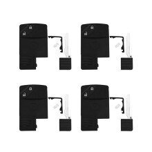 Boîtier de clé télécommande à carte à puce 4x 2 boutons pour Mazda 5, 6, CX-7, CX-9, RX8 et Miata
