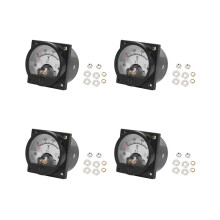 Panneau de mesure analogique rond Ă cadran 4X AC 0-300V, noir