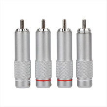 4PCS Stecker Stecker Audio Stecker Terminal für DIY HIFI