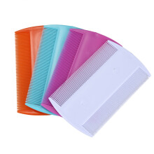 4Pcs Floh-LäUse-KäMme. Doppelseitige Haustier-Floh-KäMme. Katzen-Hundehaustier-Pflegenfeinzahn-Haar-KäMme