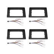 Façade de voiture 4 pièces 10 pouces 2 DIN pour TOYOTA WISH 2009-2012, panneau de montage stéréo, ki
