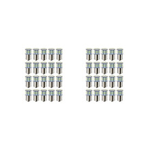 40 X LED-GlüHbirnen für Superhelle 3014 50-SMD-Weiß-1156-1141-1003-BA15S-GlüHbirnen für Camper-AnhäNger-Bootskoffer