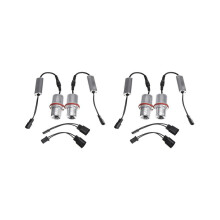 4 StüCke 45W Weiß Led Auto Engels Augen LED Marker HALO Ring GlüHen Birne Scheinwerfer Birne für -BMW E39 E53 E60 E61