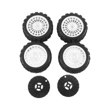 4 StüCk Gummireifen Radreifen für Tamiya XV01 TA06 TT01 TT01E TT02 TT02B PTG-2 1/10 RC Auto Upgrades Teile ZubehöR.2