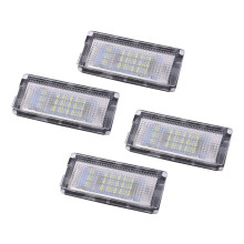 4 Stück Kennzeichenbeleuchtung mit 18 LEDs (3528SMD). weiß. für E46
