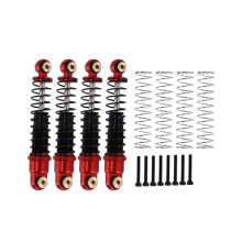 4 amortisseurs métalliques à huile de 40 mm pour Axial SCX24 C10 JLU Gladiator Bronco 1/24 RC Crawle