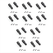 4 pièces d'arbre d'essieu arrière en métal pour voiture RC D12 C14 C24 C34 B14 MN D90