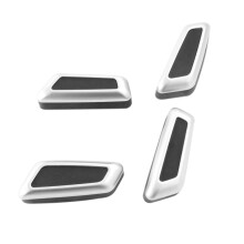 4 StüCk Auto Innensitzverstellung Taste SchalterAbdeckung HüLle Trim Ersatz ZubehöR Teile für Audi A6 A7 C8 Q5 A3 Q3 Q7 Q8