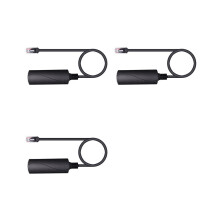 3 convertisseurs PoE 2,5 GHz 48 V vers 24 V. Sortie port RJ45 : 24 V/1 A. Puissance maximale : 24 W.