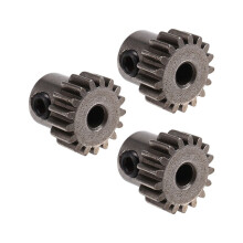 3PCS 3.175 mm Welle Stahlritzel Motorgetriebe 32DP 48DP 64DP M0.6 für 1/10 1/8 RC Car 3650 3660.17T