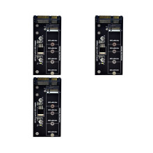 Adaptateur NGFF M.2 x 3 broches, riser SATA3 M.2 vers SSD, carte d'extension M.2, support de détromp