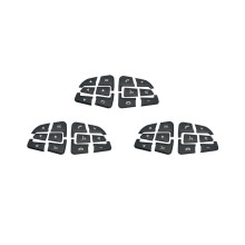 36x Car Steering Wheel Button Covers Decorative Stickers for Mercedes Benz GLC X253 C-Class W205 CLA GLA A-Class X156 C117 W176(A)
