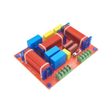 324 Adjustable Crossover Distributor 400 W Audiophile Dedicated Crossover 3-Way Speaker Tweeter Bass Midrange
