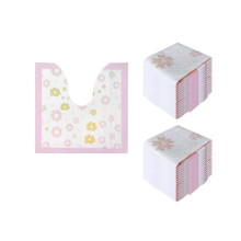 Lot de 30 tapis de siège de toilette jetables. Forme en U. Imperméables. Antidérapants. Autocollants