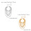 Heavy Layering Cuban Link Necklace Modern Punk Design-Silver 4