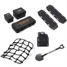 8PC Simulierte Koffer Gepäck Net Schaufel für TRX4 1/10 RC Auto Orange