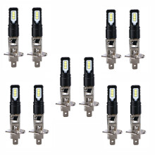 8X H1 6000K Super Bright Weiß 6000LM DRL LED-Scheinwerferlampen-Kit Fernlicht
