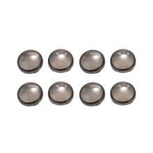 8 Stücke für Blinker Licht Anzeige Objektivdeckel für Harley Sportster 1200 Touring Dyna Softail Fatboy Electra Road K Tee Schwarz