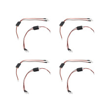 8 phares LED pour voitures RC 1/16 HAIBOXING HBX 16889 16889A 16890 16890A SG1601 SG1602 - Pièces de