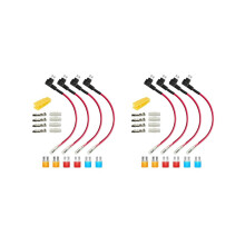 8 pcs 12V-24V Add-A-Circuit Micro2 fuse taps. Piggyback flat fuse holders with wiring harness