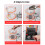 Versatile Clear Polishing Barrels Portable Rotary-KT2000 5