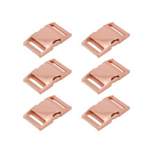 6 StüCk Paracord-Armbandschnallen 6 StüCk Metallschnallen mit Schnellverschluss GüRtelschnalle. 1 Zoll RoséGold
