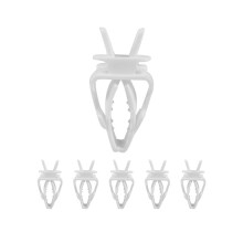6-piece vegetable clip for birds, bird cage feeder for parrots, vegetable and fruit feeding