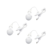Lampe de camping LED 5V avec port USB. Intensité réglable. Idéale pour les urgences, à suspendre, po