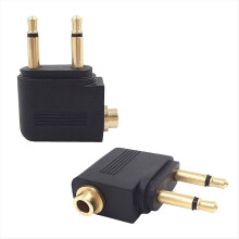Lot de 5 adaptateurs jack 3,5 mm pour casque audio